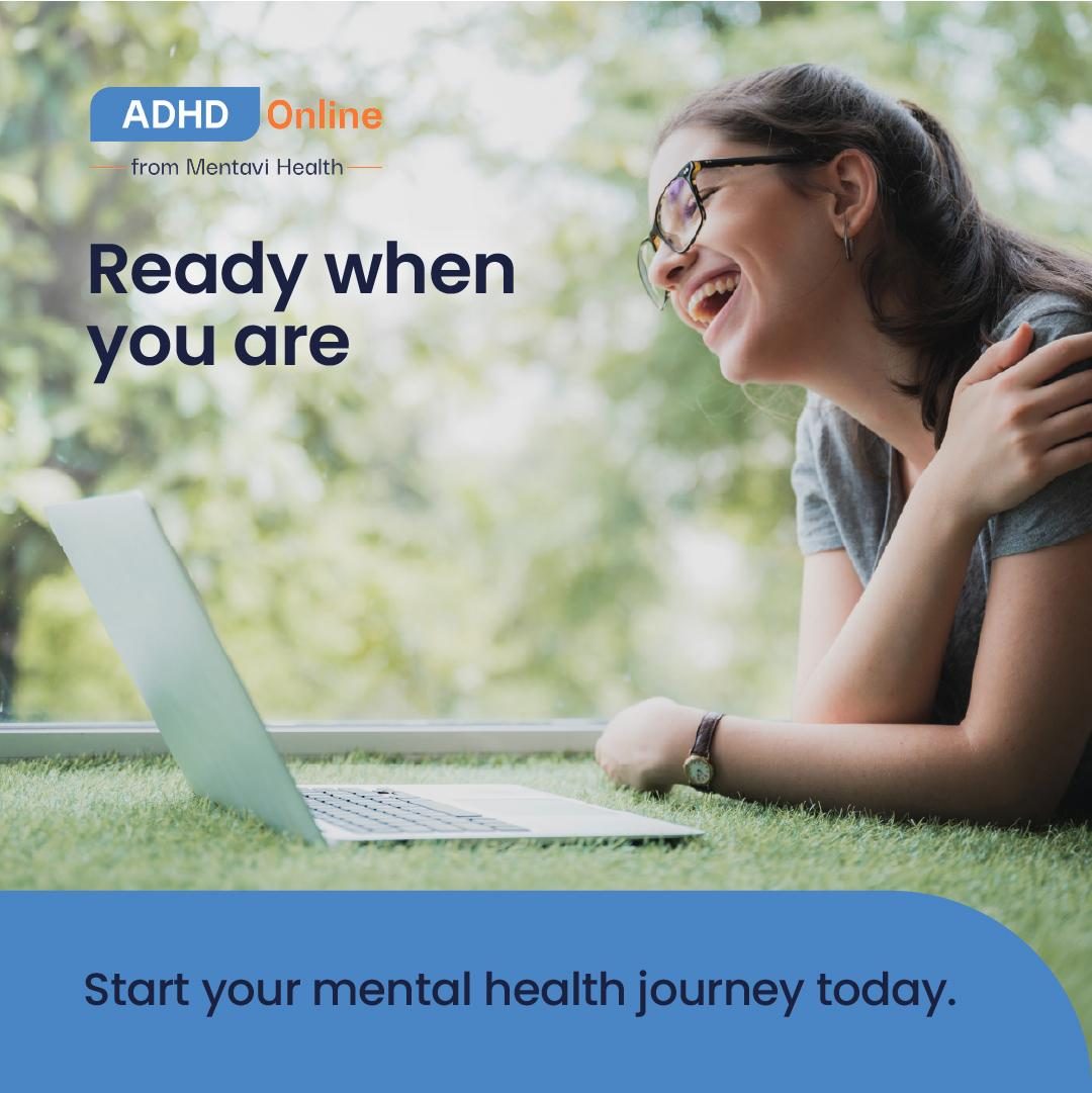 ADHD Online paid social ad