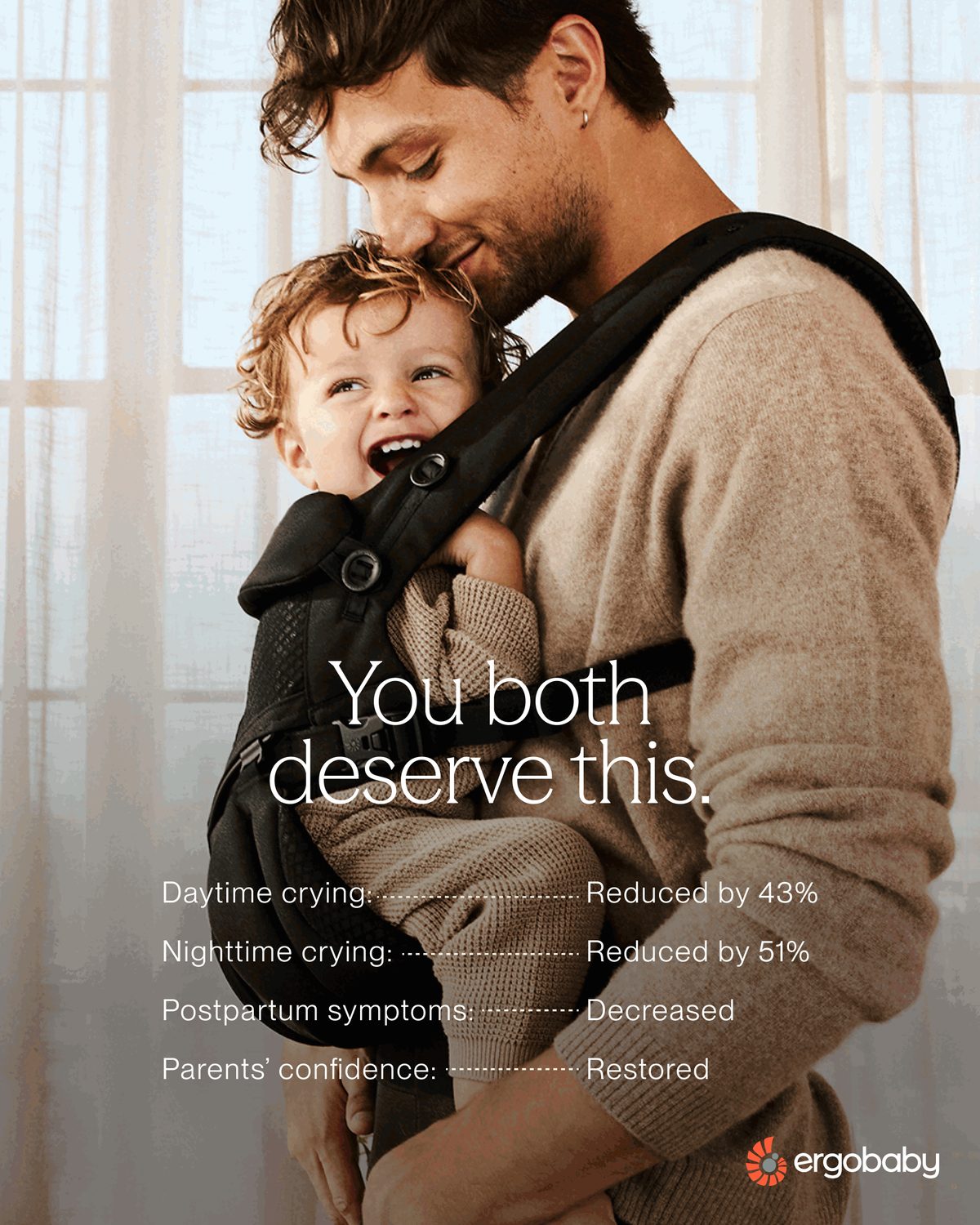Ergobaby paid social ad