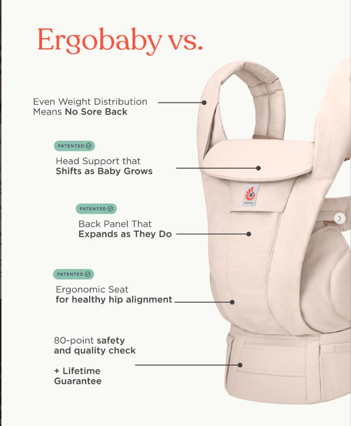 Ergobaby brand messaging before T Collective