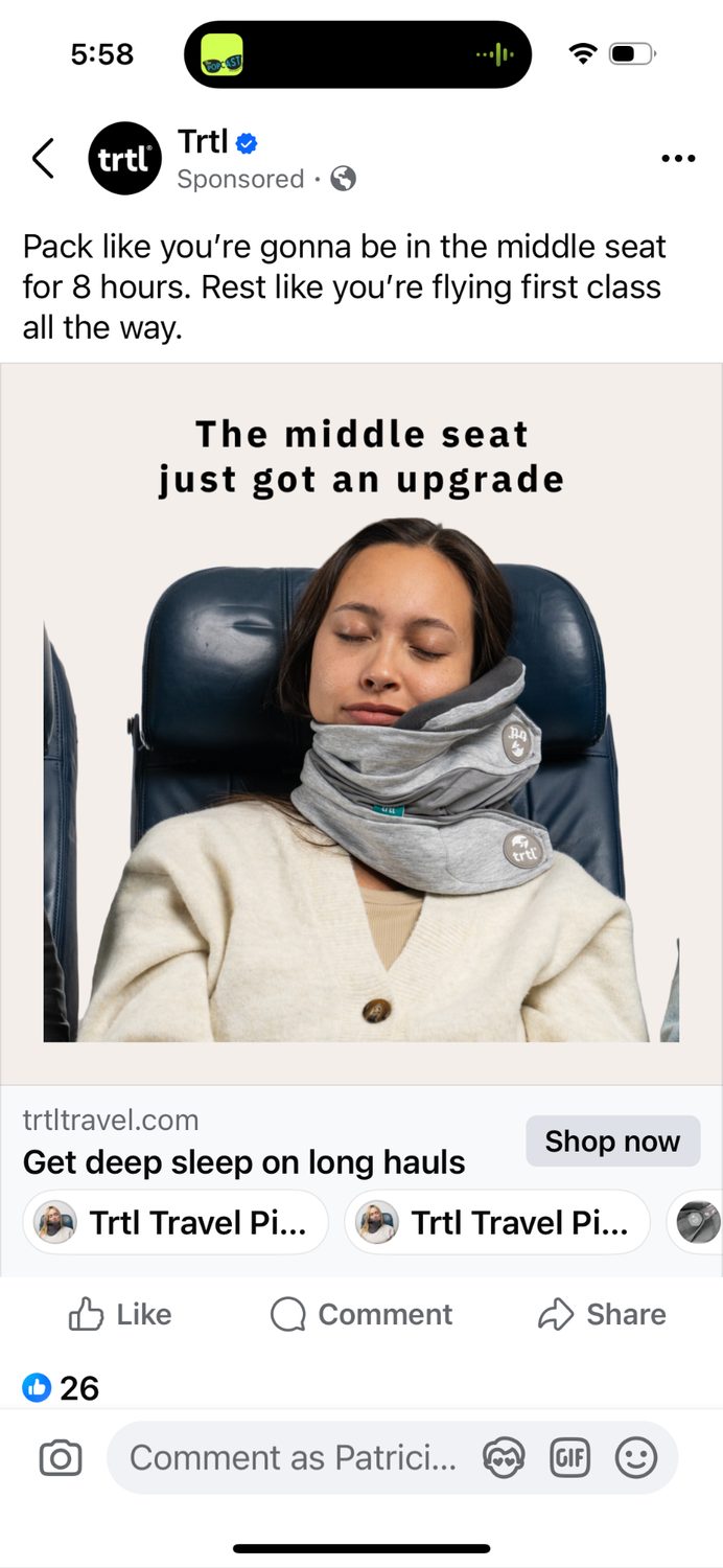 TRTL paid social ad